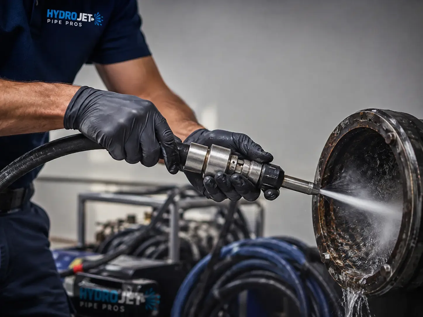 Hydro Jet Pipe Descaling in Portland, ME